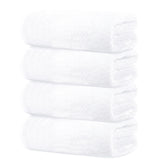 Tens Towels Pack of 4 Extra Large Bath Towels 30 x 60 Inches, 100% Cotton, Larger & Lighter, Quicker to Dry, Lighter Weight, Super Soft and Absorbent, Perfect Bathroom Towels (White)